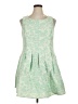 J Howard 100% Polyester Green Cocktail Dress Size 14 - photo 1