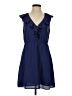BCBGeneration 100% Polyester Solid Blue Casual Dress Size S - photo 1