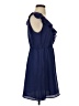 BCBGeneration 100% Polyester Solid Blue Casual Dress Size S - photo 4