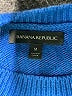 Banana Republic Solid Blue Pullover Sweater Size M - photo 7
