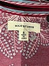 Max Studio Paisley Burgundy Casual Dress Size S - photo 7