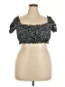 Unbranded Black Short Sleeve Top Size 3X - photo 1