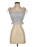 Blank NYC Silver Sleeveless Top Size S - photo 1