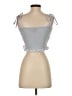 Blank NYC Silver Sleeveless Top Size S - photo 2