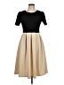 Lularoe Color Block Tan Casual Dress Size L - photo 1