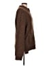 L.L.Bean 100% Lambswool Brown Wool Coat Size Lg Reg - photo 4