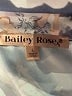 Bailey Rose 100% Polyester Floral Gray Long Sleeve Blouse Size L - photo 7