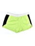 The North Face 100% Polyester Color Block Green Athletic Shorts Size L - photo 1