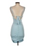 Unbranded Solid Blue Cocktail Dress Size S - photo 2