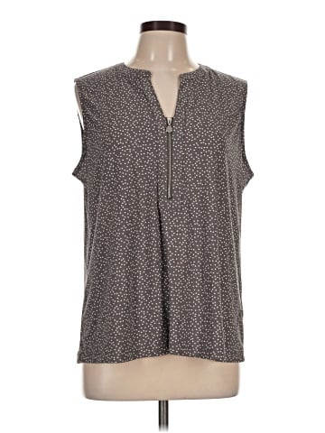 Anne Klein Sleeveless Blouse (view 1)