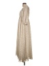 Storia 100% Polyester Tan Casual Dress Size L - photo 5