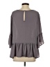 Vero Moda 100% Polyester Gray 3/4 Sleeve Blouse Size S - photo 2