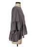 Vero Moda 100% Polyester Gray 3/4 Sleeve Blouse Size S - photo 4
