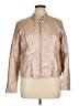 Baccini 100% Polyester Metallic Tan Jacket Size XL (petite) - photo 1