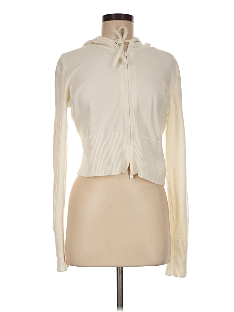 Pre-owned Garage Long Sleeve Top Ivory Cowl Neck Tops
