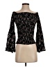 Express 100% Polyester Black 3/4 Sleeve Blouse Size S - photo 1