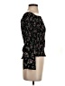 Express 100% Polyester Black 3/4 Sleeve Blouse Size S - photo 4