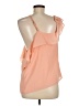 WAYF 100% Polyester Orange Sleeveless Blouse Size M - photo 2