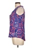 Lilly Pulitzer Paisley Blue Sleeveless Blouse Size L - photo 5