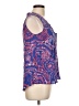 Lilly Pulitzer Paisley Blue Sleeveless Blouse Size L - photo 4