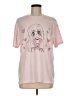 Romwe Pink Short Sleeve T-Shirt Size M - photo 1