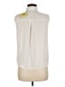 Assorted Brands Floral White Sleeveless Button-Down Shirt Size M - photo 2