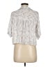 Talula 100% Rayon Animal Print Silver Short Sleeve Blouse Size M - photo 2