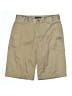 Lands' End 100% Cotton Solid Tan Khaki Shorts Size 13 - 14 - photo 1