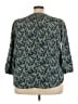 Monday Fun 100% Polyester Teal 3/4 Sleeve T-Shirt Size 2X - photo 2