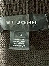 St. John Solid Black Formal Skirt Size 12 - photo 4