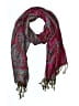 Unbranded Paisley Burgundy Scarf One size - photo 1