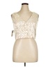 Donna Morgan Ivory Sleeveless Blouse Size 14 - photo 1