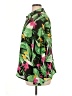 Joan Leslie Tropical Green Long Sleeve Blouse Size 16 - photo 5