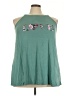 Torrid Teal Sleeveless Top Size 4X Plus (4) - photo 1