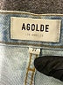 AGOLDE 100% Cotton Stars Blue Denim Shorts Size 27 waist - photo 3