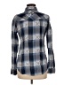 Harley Davidson 100% Cotton Plaid Blue Long Sleeve Button-Down Shirt Size M - photo 2