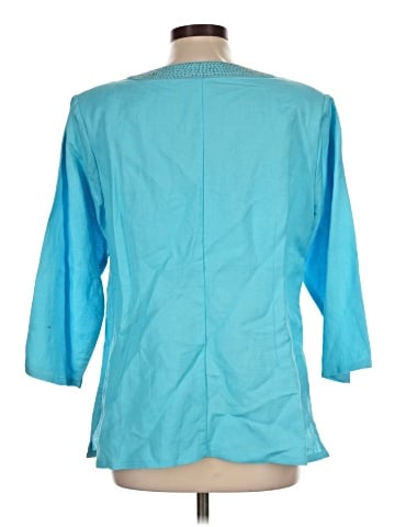 Lino USA Curve 3/4 Sleeve Blouse (view 2)