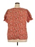 Shein Curve Orange Short Sleeve Blouse Size 3X - photo 2