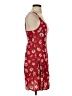 SO 100% Rayon Floral Red Casual Dress Size XS - photo 4