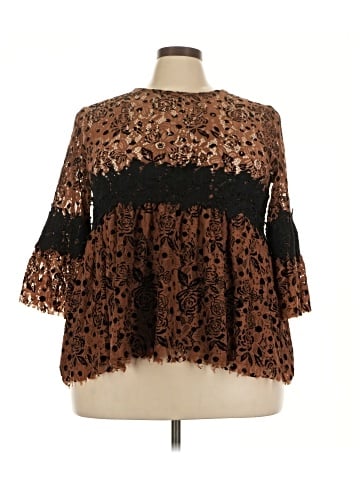 Suzanne Betro 3/4 Sleeve Blouse (view 1)