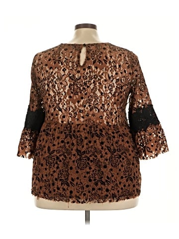 Suzanne Betro 3/4 Sleeve Blouse (view 2)