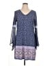 MSK Paisley Blue Casual Dress Size XL - photo 1