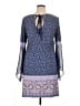 MSK Paisley Blue Casual Dress Size XL - photo 2