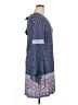 MSK Paisley Blue Casual Dress Size XL - photo 4