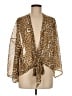 Free Press 100% Polyester Gold Kimono One size - photo 1