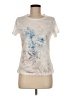 Assorted Brands Ivory Short Sleeve Top Size M - photo 1