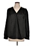 Beyove 100% Polyester Black Long Sleeve Blouse Size L - photo 1