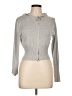 Pink Rose Gray Long Sleeve Top Size L - photo 1