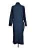 DKNY 100% Polyester Blue Casual Dress Size 12 - photo 2