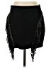 Shein 100% Polyester Solid Black Casual Skirt Size 4 - photo 1